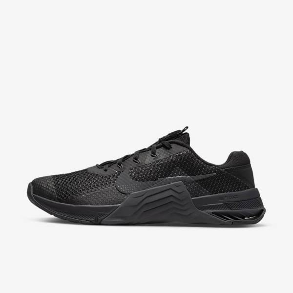 Nike Metcon 7 Sportschuhe Herren Schwarz Dunkelgrau | NK463BOI