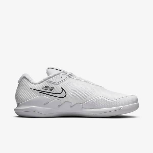 Nike NikeCourt Air Zoom Vapor Pro Carpet Tennisschuhe Herren Weiß Schwarz | NK561BOX