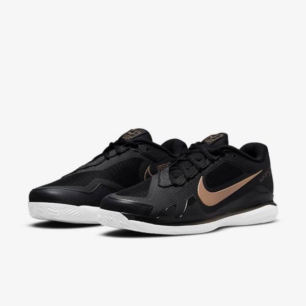 Nike NikeCourt Air Zoom Vapor Pro Clay Court Tennisschuhe Damen Metal | NK542BGJ