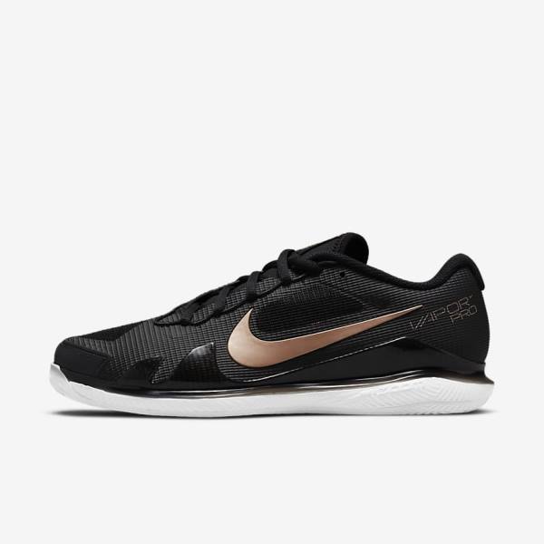 Nike NikeCourt Air Zoom Vapor Pro Clay Court Tennisschuhe Damen Metal | NK542BGJ