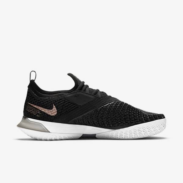 Nike NikeCourt React Vapor NXT Hard Court Tennisschuhe Damen Metal | NK023DPK