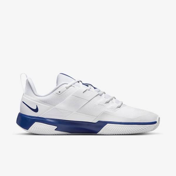 Nike NikeCourt Vapor Lite Clay Court Tennisschuhe Herren Weiß Königsblau Blau | NK901QBA