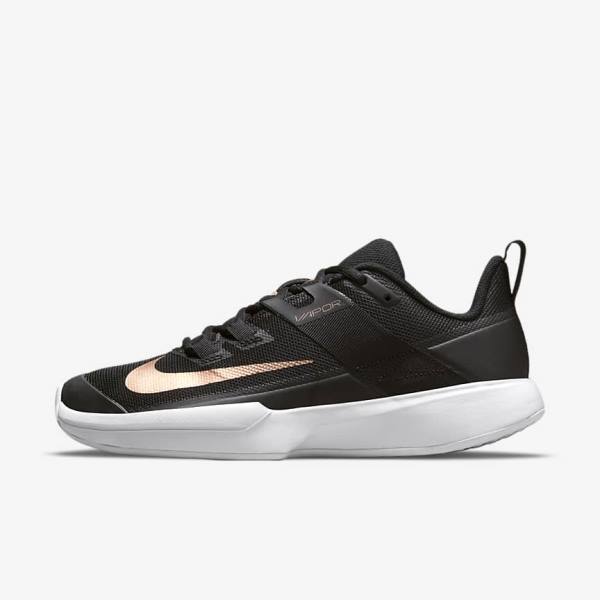 Nike NikeCourt Vapor Lite Hard-Court Tennisschuhe Damen Metal | NK584IPR