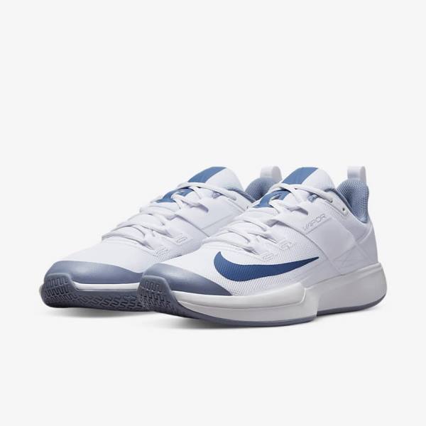 Nike NikeCourt Vapor Lite Hard Court Tennisschuhe Herren Navy | NK672HWY