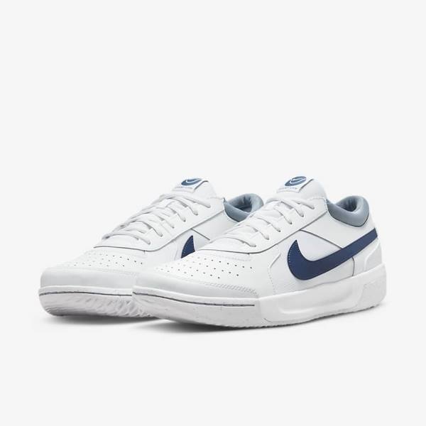 Nike NikeCourt Zoom Lite 3 Hard Court Tennisschuhe Herren Navy | NK053VWU