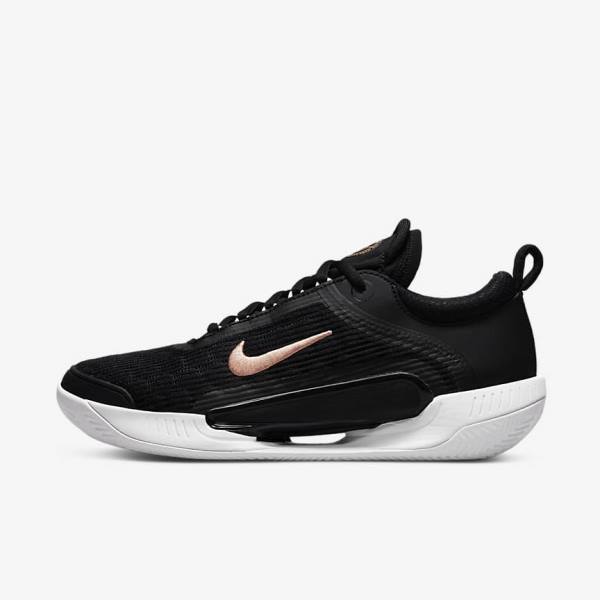 Nike NikeCourt Zoom NXT Clay Court Tennisschuhe Damen Metal | NK054VJW