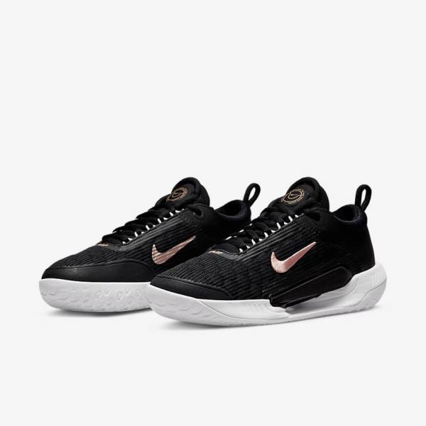 Nike NikeCourt Zoom NXT Hard Court Tennisschuhe Damen Metal | NK104LOH