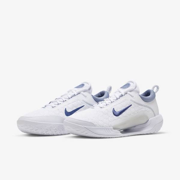 Nike NikeCourt Zoom NXT Hard Court Tennisschuhe Herren Navy | NK307LIG