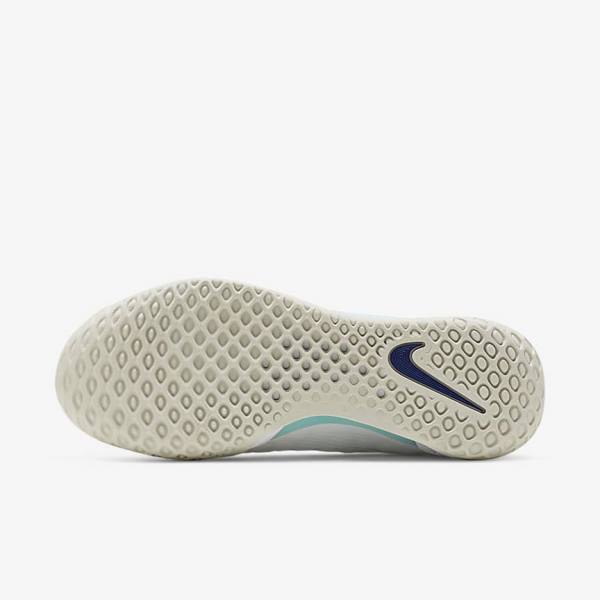 Nike NikeCourt Zoom NXT Hard Court Tennisschuhe Herren Weiß Hellbeige Türkis Königsblau Blau | NK561TNX