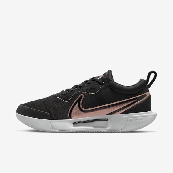 Nike NikeCourt Zoom Pro Clay Court Tennisschuhe Damen Metal | NK932USV