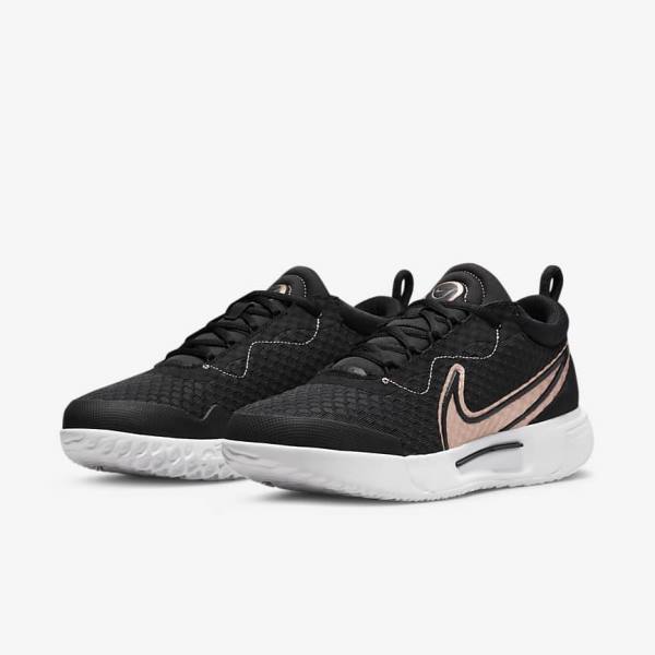 Nike NikeCourt Zoom Pro Hard Court Tennisschuhe Damen Metal | NK783HJX