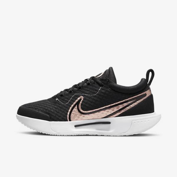 Nike NikeCourt Zoom Pro Hard Court Tennisschuhe Damen Metal | NK783HJX