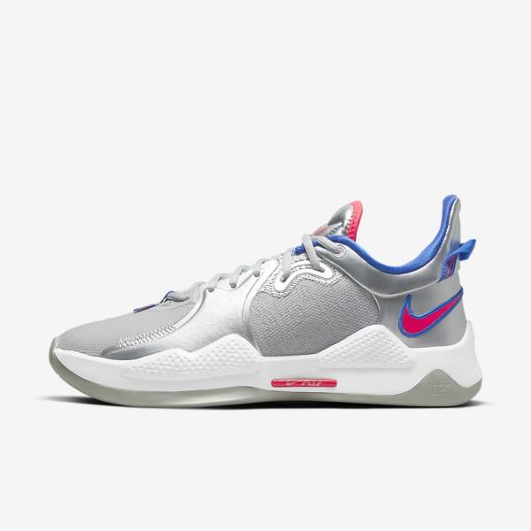 Nike PG 5 Basketballschuhe Damen Metal | NK458DQZ