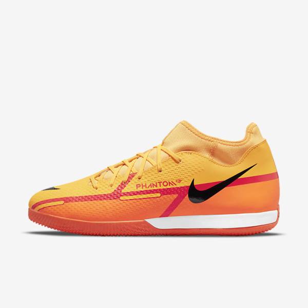 Nike Phantom GT2 Academy Dynamic Fit IC Indoor Court Fußballschuhe Damen Orange | NK685RAU