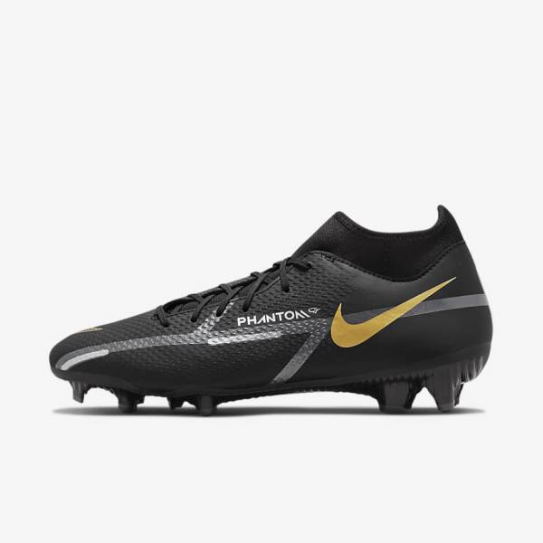 Nike Phantom GT2 Academy Dynamic Fit MG Multi-Ground Fußballschuhe Herren Metal Gold Metal | NK381RHG