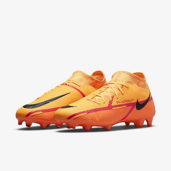 Nike Phantom GT2 Academy Dynamic Fit MG Multi-Ground Fußballschuhe Damen Orange | NK750AWE