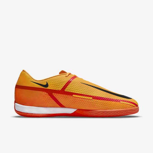 Nike Phantom GT2 Academy IC Indoor-Court Fußballschuhe Damen Orange | NK695CPV