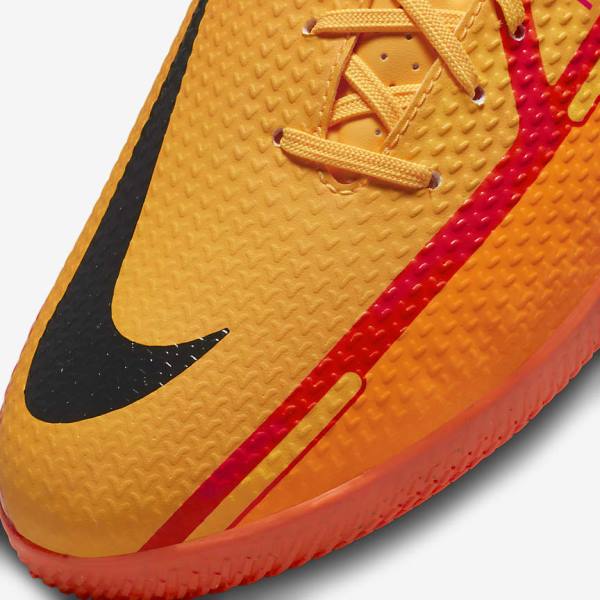 Nike Phantom GT2 Academy IC Indoor-Court Fußballschuhe Damen Orange | NK695CPV