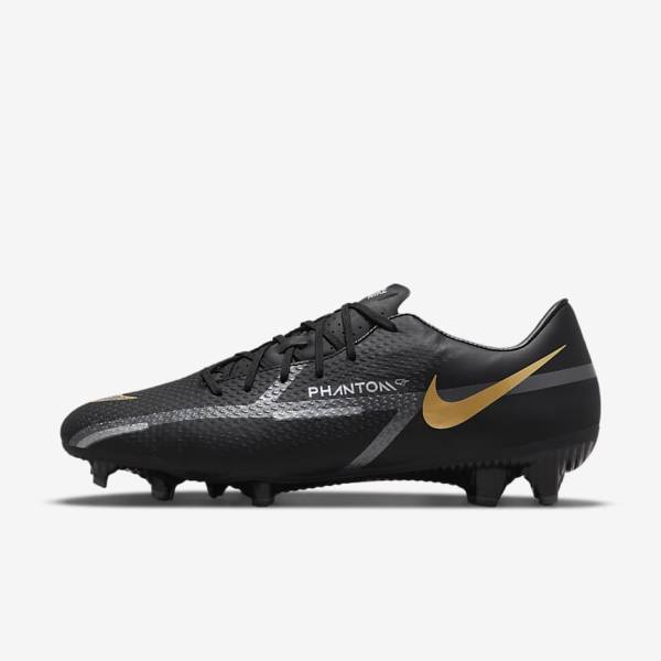 Nike Phantom GT2 Academy MG Multi-Ground Fußballschuhe Damen Metal Gold Metal | NK967WLI