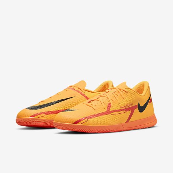 Nike Phantom GT2 Club IC Indoor Court Fußballschuhe Damen Orange | NK185RGY