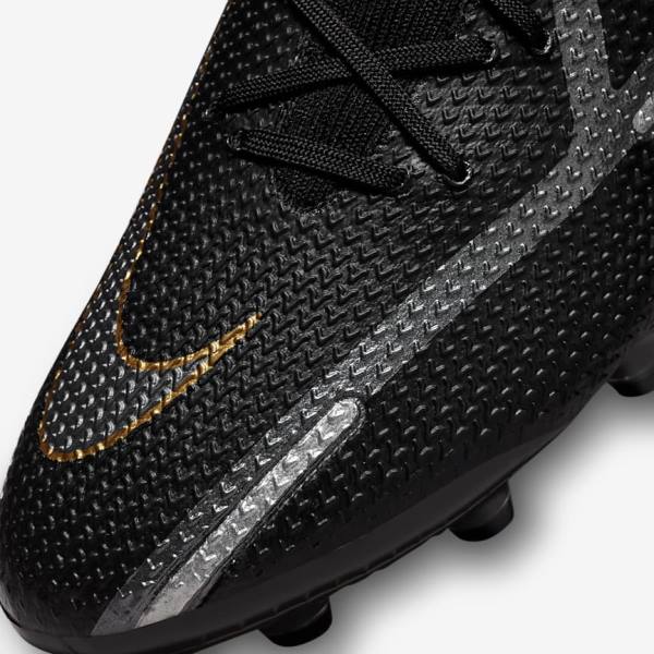 Nike Phantom GT2 Dynamic Fit Elite AG-Pro Artificial-Grass Fußballschuhe Damen Metal Gold Metal Metal | NK582ZXS