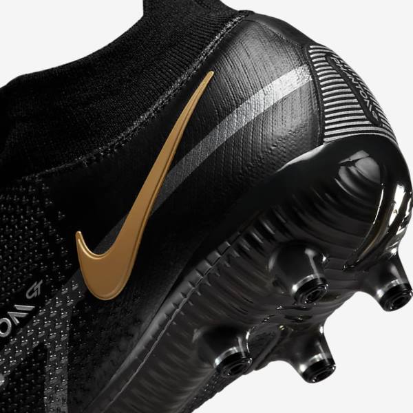 Nike Phantom GT2 Dynamic Fit Elite AG-Pro Artificial-Grass Fußballschuhe Damen Metal Gold Metal Metal | NK582ZXS