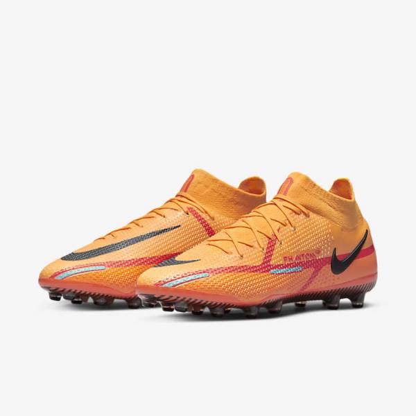 Nike Phantom GT2 Dynamic Fit Elite AG-Pro Artificial-Grass Fußballschuhe Herren Orange | NK816KDQ