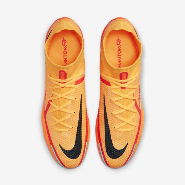 Nike Phantom GT2 Dynamic Fit Elite FG Firm-Ground Fußballschuhe Damen Orange | NK036NOZ