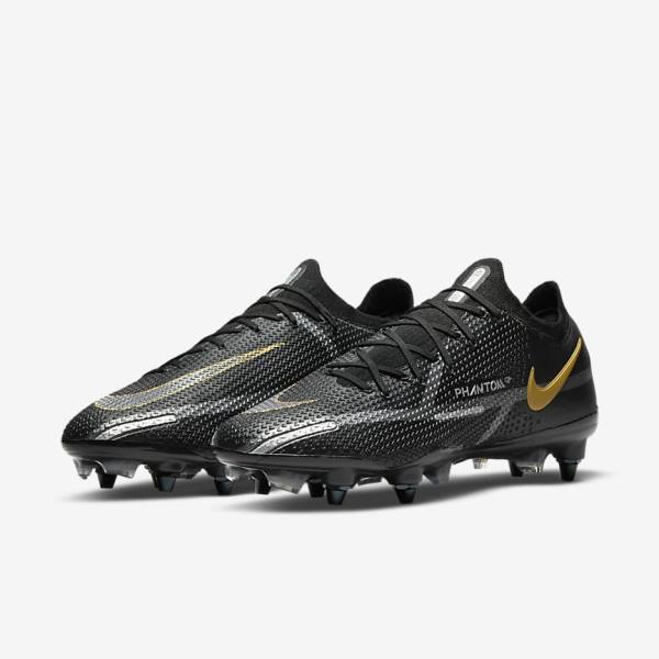 Nike Phantom GT2 Elite SG-Pro AC Soft-Ground Fußballschuhe Damen Metal Gold Metal Metal | NK091HQM