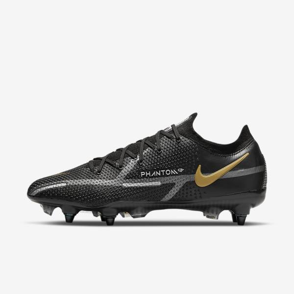 Nike Phantom GT2 Elite SG-Pro AC Soft-Ground Fußballschuhe Damen Metal Gold Metal Metal | NK091HQM