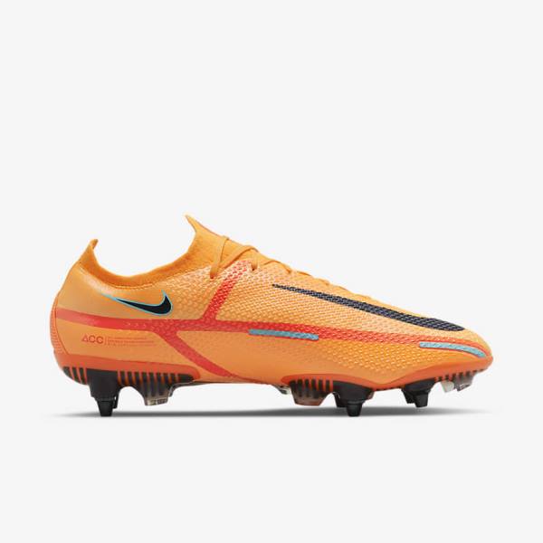 Nike Phantom GT2 Elite SG-Pro AC Soft-Ground Fußballschuhe Damen Orange | NK185NBU