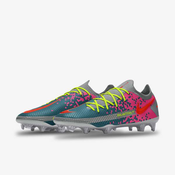 Nike Phantom GT Elite By You Custom Firm Ground Fußballschuhe Damen Mehrfarbig | NK216WNO