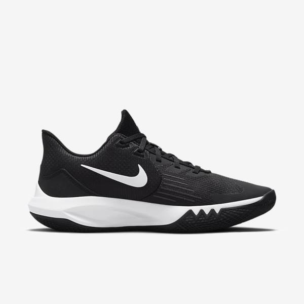 Nike Precision 5 Basketballschuhe Herren Schwarz Dunkelgrau Weiß | NK208ZVQ