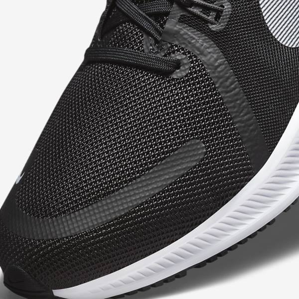 Nike Quest 4 Straßen Laufschuhe Herren Schwarz Dunkelgrau Weiß | NK618EVC