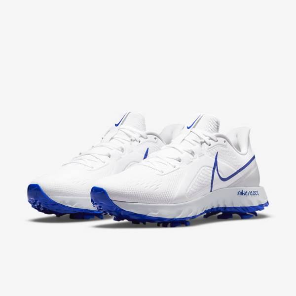 Nike React Infinity Pro Golfschuhe Damen Weiß Platin Blau | NK451MOF