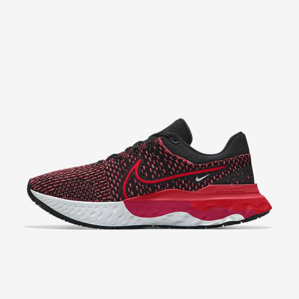 Nike React Infinity Run 3 By You Custom Straßen Laufschuhe Damen Schwarz | NK608NBX