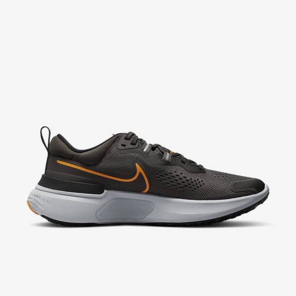 Nike React Miler 2 Straßen Laufschuhe Herren Grau Schwarz Grau | NK791BQU