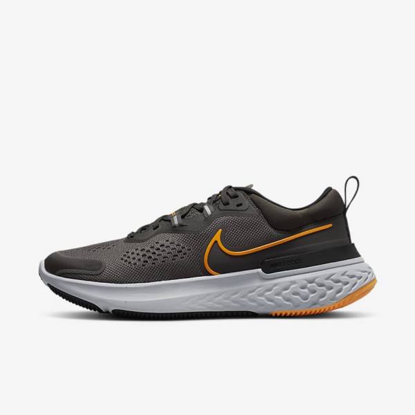 Nike React Miler 2 Straßen Laufschuhe Herren Grau Schwarz Grau | NK791BQU