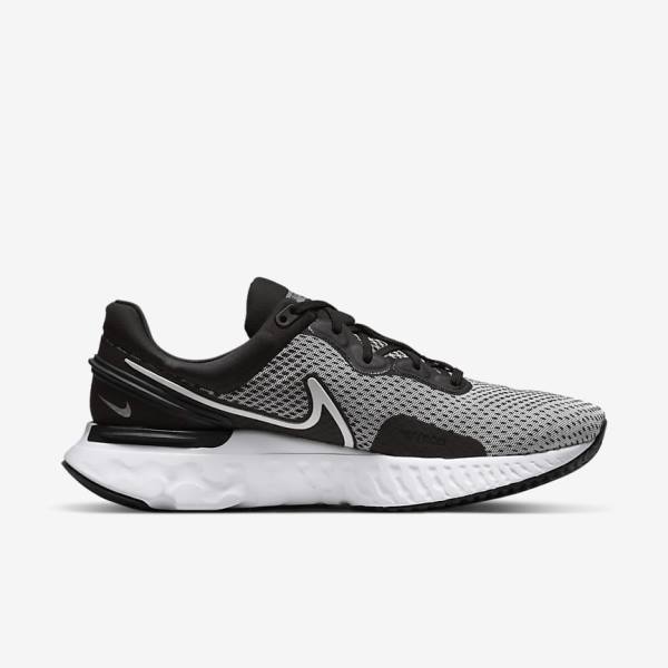 Nike React Miler 3 Straßen Laufschuhe Herren Metal | NK491RES