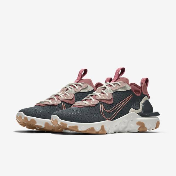 Nike React Vision By You Custom Lifestyle Sneakers Damen Mehrfarbig | NK139LJF