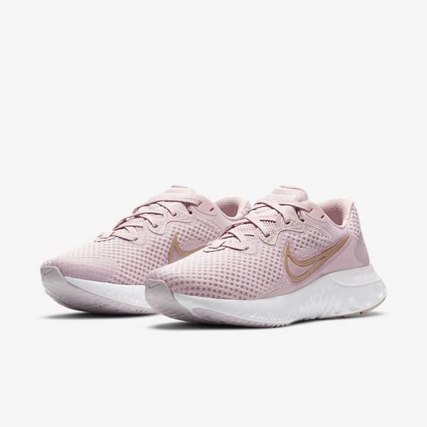 Nike Renew Run 2 Straßen Laufschuhe Damen Metal | NK629FJY