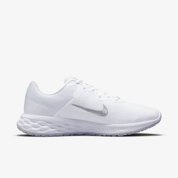 Nike Revolution 6 Next Nature Straßen Laufschuhe Damen Metal | NK014HAP