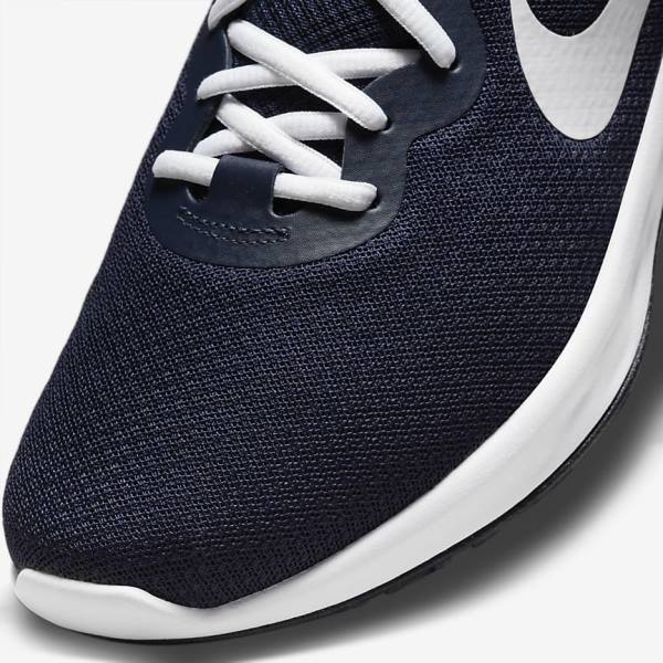 Nike Revolution 6 Next Nature Straßen Laufschuhe Herren Navy | NK261RCZ