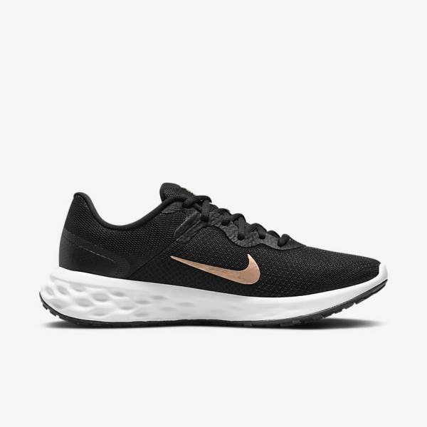 Nike Revolution 6 Next Nature Straßen Laufschuhe Damen Metal | NK679JBS