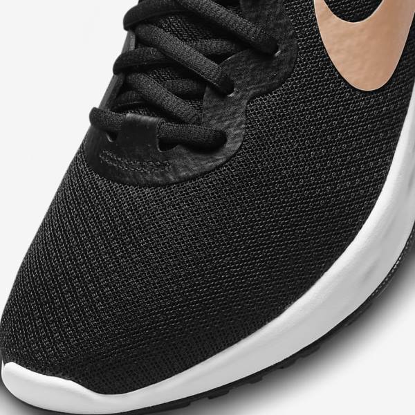 Nike Revolution 6 Next Nature Straßen Laufschuhe Damen Metal | NK679JBS