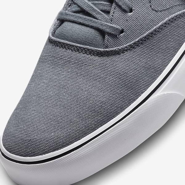 Nike SB Chron 2 Canvas Premium Skate Shoes Herren Grau Weiß | NK345FCK