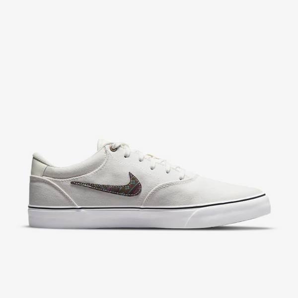 Nike SB Chron 2 Canvas Premium Skate Shoes Herren Grau Grün | NK965SBI