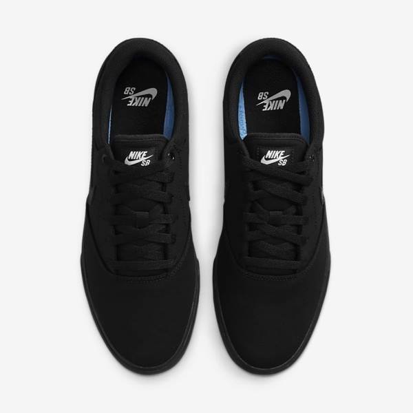 Nike SB Chron 2 Canvas Skate Shoes Herren Schwarz | NK012NIZ