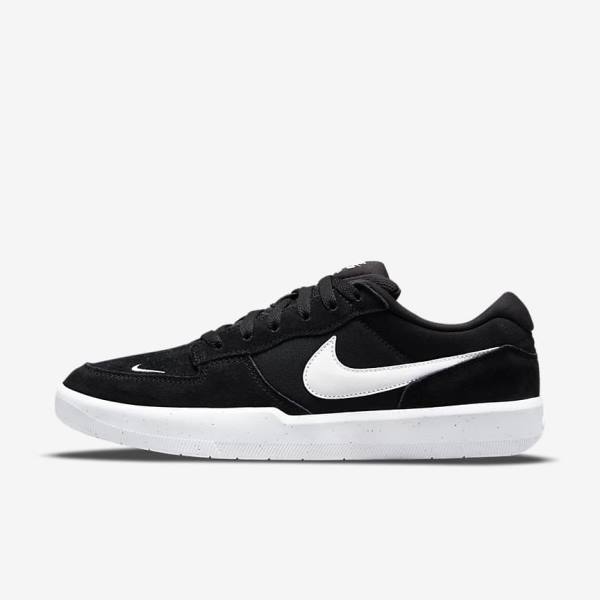 Nike SB Force 58 Skate Shoes Damen Schwarz Weiß | NK528UWS