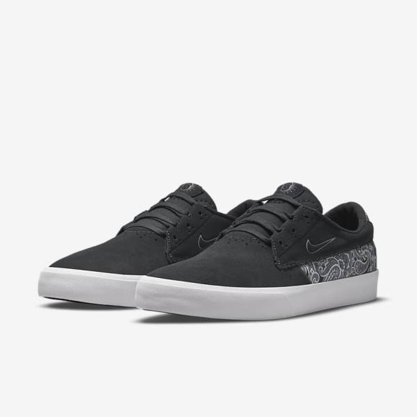 Nike SB Shane Premium Skate Shoes Damen Dunkelgrau Weiß Schwarz Grau | NK910KJO